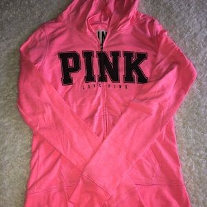 VS PINK zip up hoodie